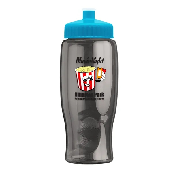 Smoke color option for Garyline® Poly+ Bottle With Push Pull Lid   27 Oz.
