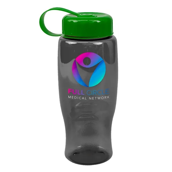 Smoke color option for Garyline® Poly+ Bottle With Tethered Lid   27 Oz.