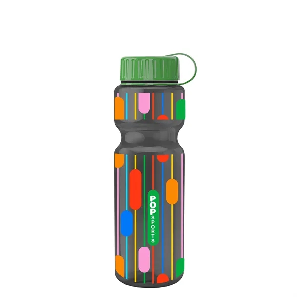 Smoke color option for Garyline® Champ Bottle With Tethered Lid   28 Oz.