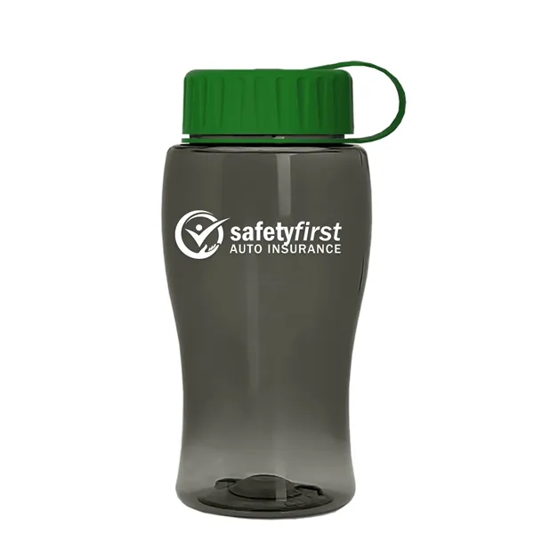 Smoke color option for Garyline® Poly+ Jr. Bottle With Tethered Lid   18 Oz.