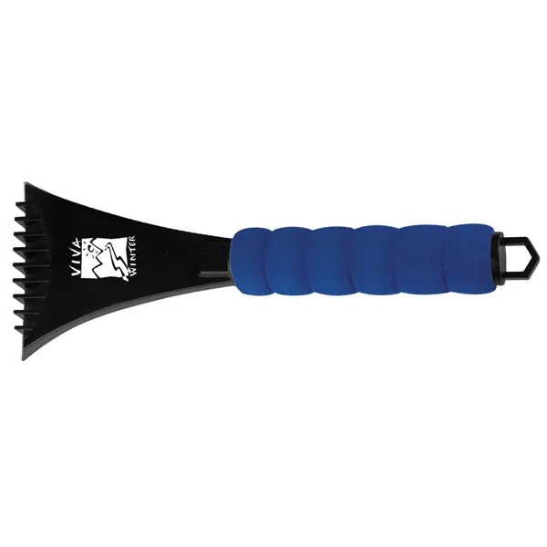 Blue color option for Garyline® Foam Handle Ice Scraper