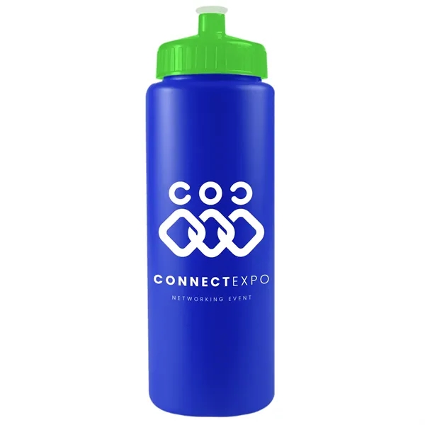 Royal Blue color option for Garyline® Quart Sport Bottle With Push Pull Lid   32 Oz.