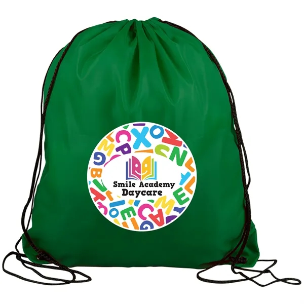 Green color option for Garyline® Graduate Drawstring Backpack