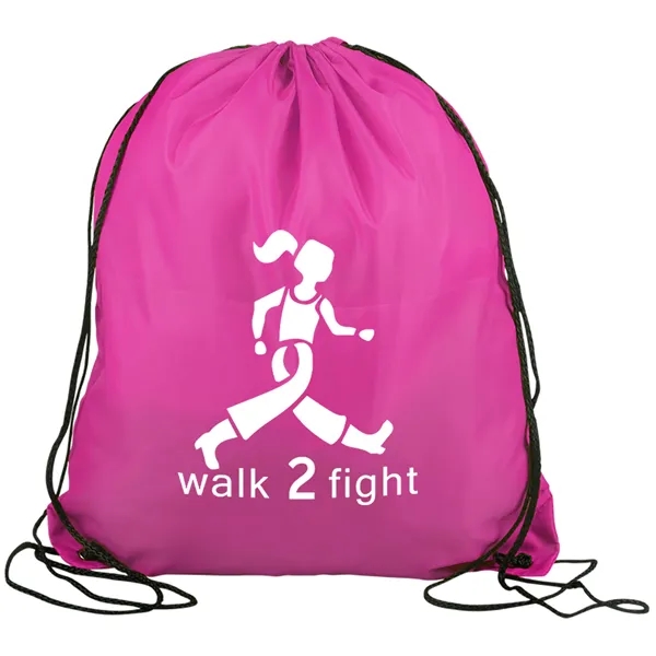 Hot Pink color option for Garyline® Graduate Drawstring Backpack