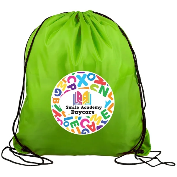 Lime Green color option for Garyline® Graduate Drawstring Backpack