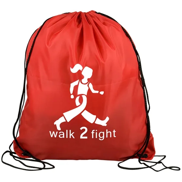 Red color option for Garyline® Graduate Drawstring Backpack