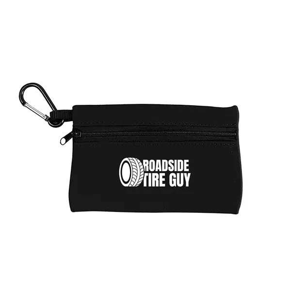 White color option for Garyline® Zipper Tote With Carabiner