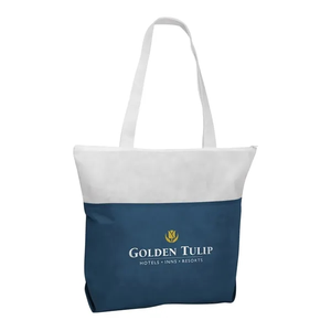 Photo of Good Value™ Poly Pro Two Tone Zippered Tote