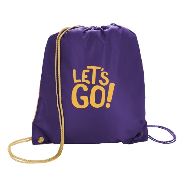 Purple/Gold color option for Good Value™ Spirit Drawcord