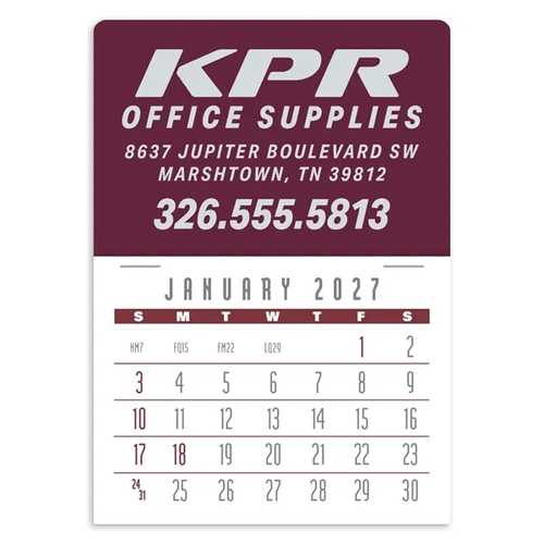 Photo of Triumph® Calendars Press N Stick Contemporary Calendar