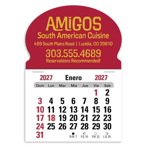Photo of Triumph® Calendars Press N Stick Spanish Calendar