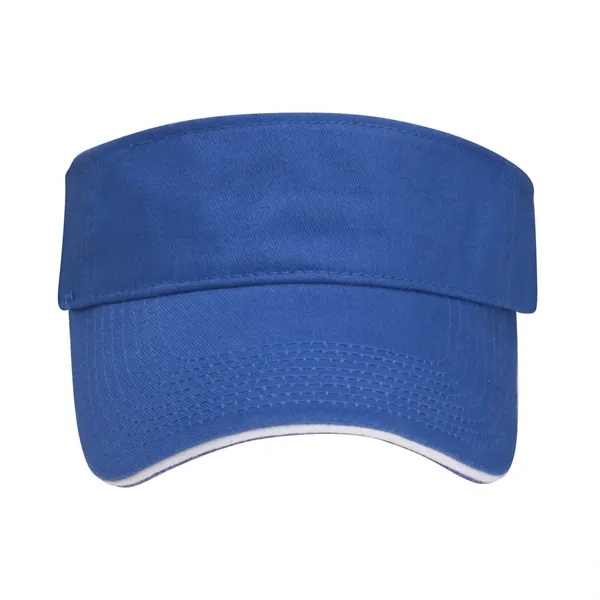 Royal/White color option for The Visor