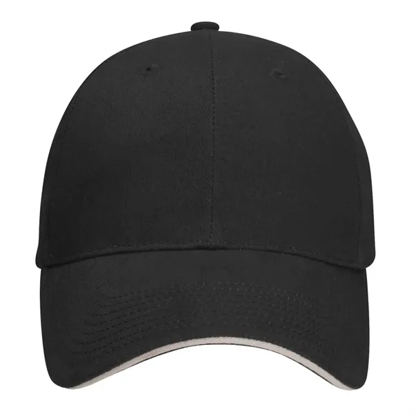 Black/Stone color option for Good Value™ Pro Lite Deluxe Ii Cap With Sandwich Visor