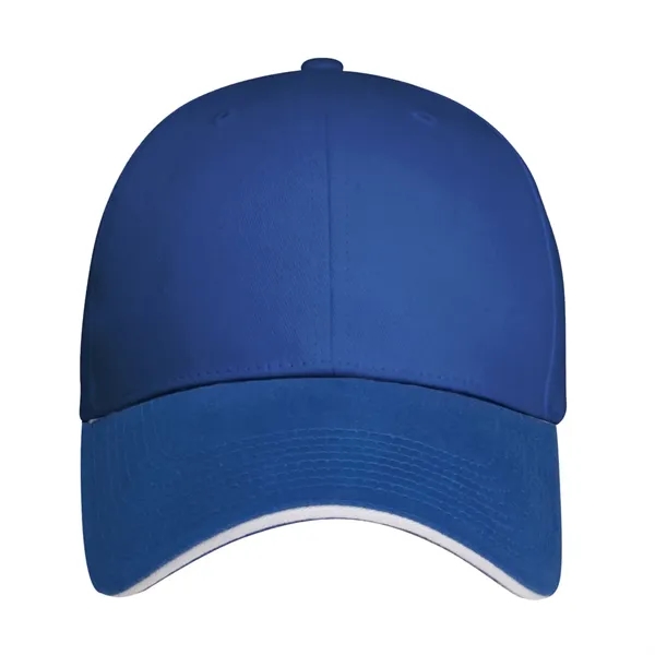 Royal/White color option for Good Value™ Pro Lite Deluxe Ii Cap With Sandwich Visor