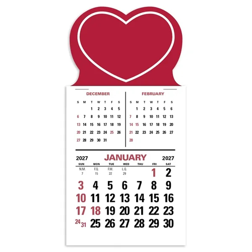 Main photo of Triumph® Calendars Press N Stick 3 Month Vertical Calendar