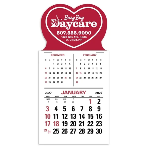 Photo of Triumph® Calendars Press N Stick 3 Month Vertical Calendar