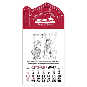 Photo of Triumph® Calendars Press N Stick Cowboy Calendar