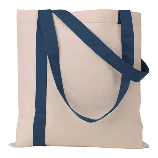 Navy color option for Striped Economy Tote