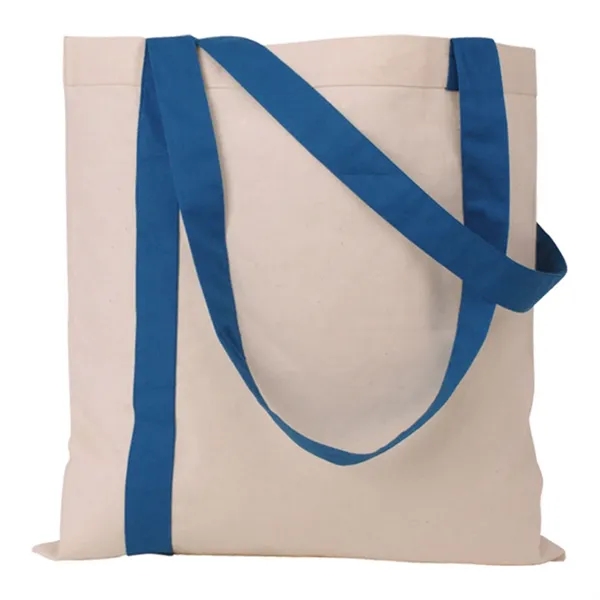Royal color option for Striped Economy Tote
