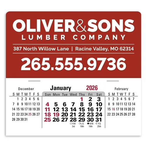 Main photo of Triumph® Calendars Press N Stick Xl Header With 3 Month H...