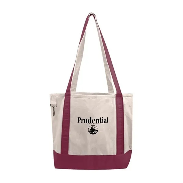 Burgundy color option for Small Accent Boat Bag