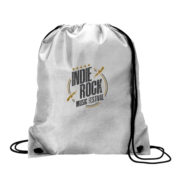 Metallic Silver color option for Good Value™ Drawstring Sport Pack