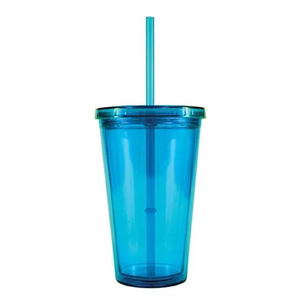 Aqua color option for Good Value™ Freedom Tumbler   16 Oz.