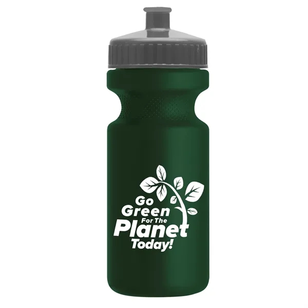 Dark Green color option for Garyline® Recycled Bike Bottle With Push Pull Lid   22 Oz.