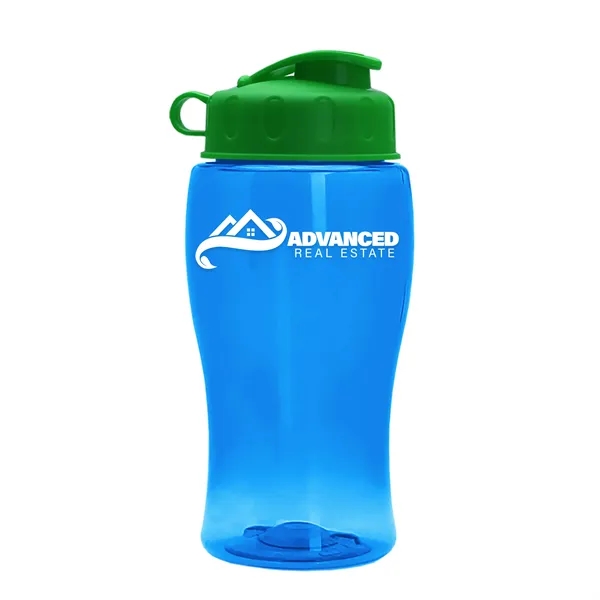 Translucent Blue color option for Garyline® Poly+ Jr. Bottle With Flip Lid   18 Oz.