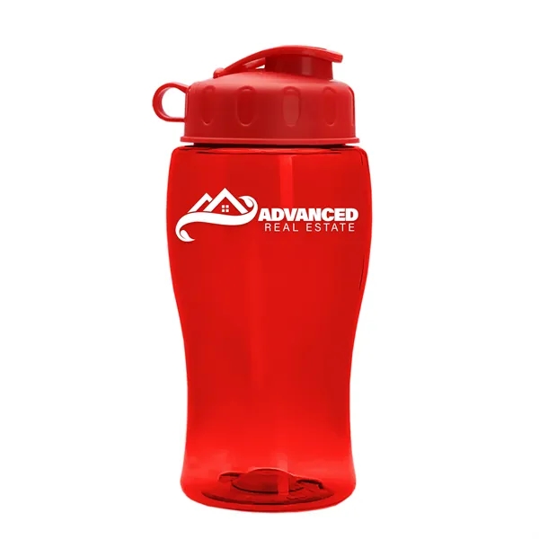 Translucent Red color option for Garyline® Poly+ Jr. Bottle With Flip Lid   18 Oz.
