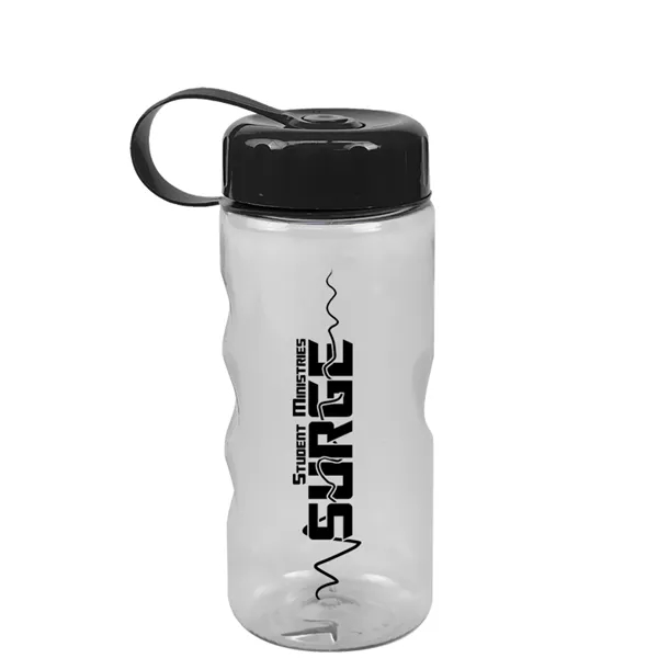 Clear color option for Garyline® Mini Mountain Tritan® Bottle With Tethered Lid ...