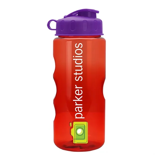 Translucent Red color option for Garyline® Mini Mountain Tritan® Bottle With Flip Lid   22...