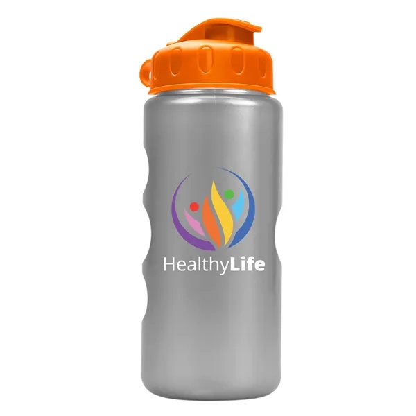Metallic Silver color option for Garyline® Mini Peak Tritan® Metallike Bottle With Flip To...