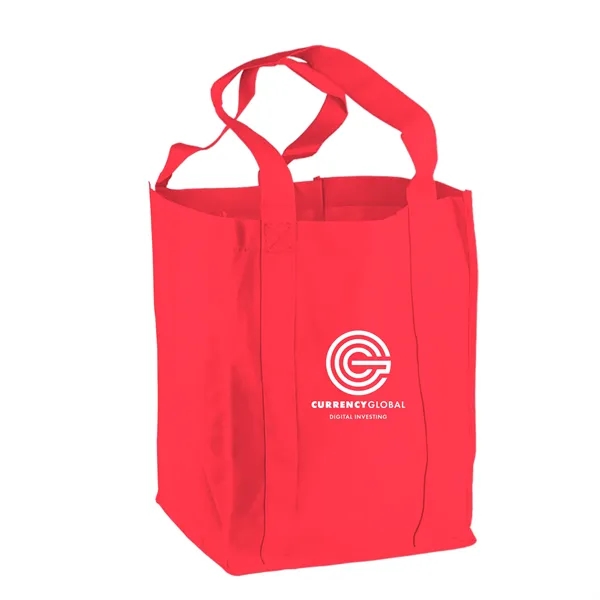 Red color option for Garyline® Grocer Super Saver Non Woven Tote