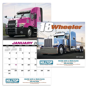 Photo of Products 18 Wheeler Wall Appointment Calendar   Stapled