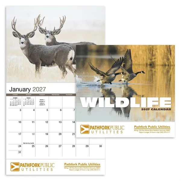 White color option for Products Wildlife Appointment Calendar   Stapled