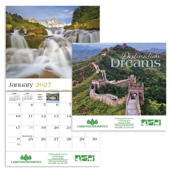 White color option for Products Destination Dreams® Appointment Calendar   Stapled