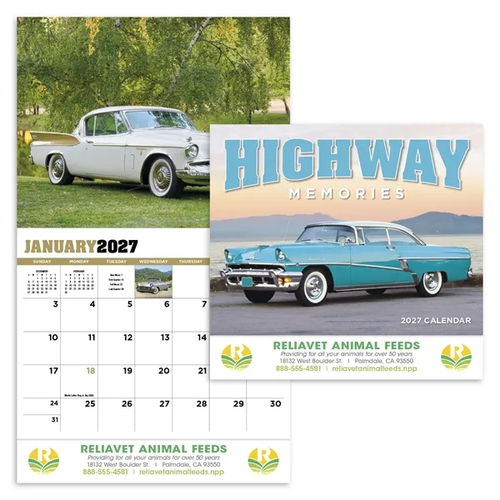 Photo of Products Highway Memories Appointment Calendar   Stapled