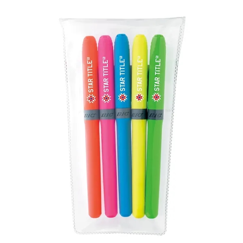 Photo of Bic® Brite Liner Grip™ 5 Pack