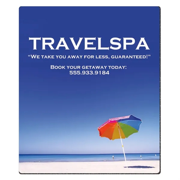 White color option for Good Value™ 1/16" Fabric Surface Mouse Pad (8" X 9 1/2")