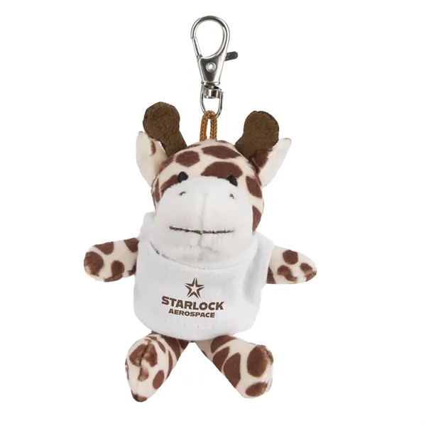 Giraffe color option for Chelsea Teddy Bear™ Wild Bunch Key Tags   4" To 4.5" Plush