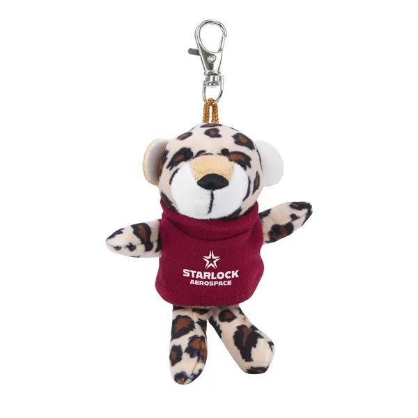 Leopard color option for Chelsea Teddy Bear™ Wild Bunch Key Tags   4" To 4.5" Plush