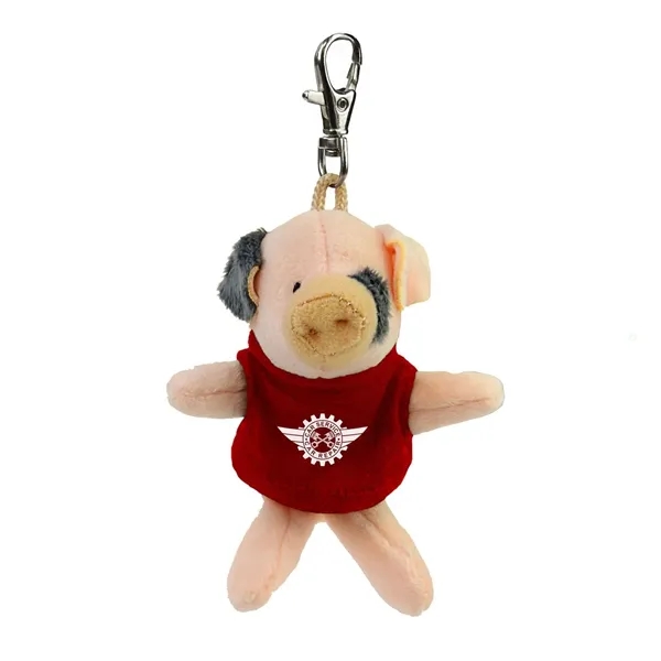Pig color option for Chelsea Teddy Bear™ Wild Bunch Key Tags   4" To 4.5" Plush