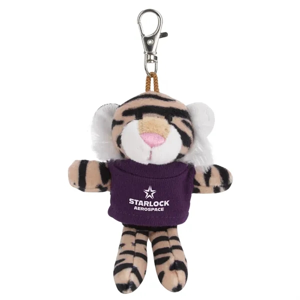 Tiger color option for Chelsea Teddy Bear™ Wild Bunch Key Tags   4" To 4.5" Plush