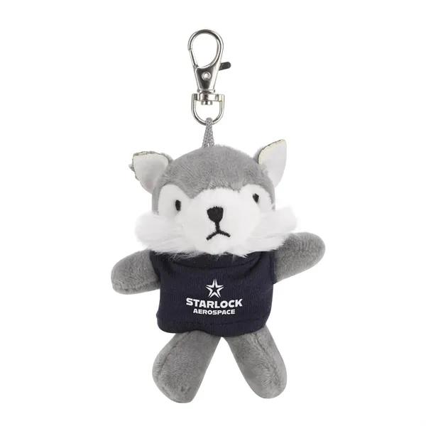 Wolf color option for Chelsea Teddy Bear™ Wild Bunch Key Tags   4" To 4.5" Plush
