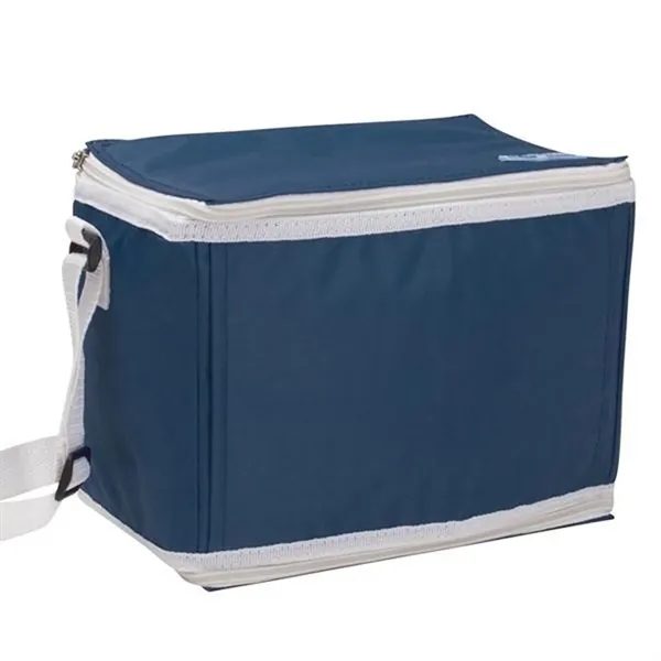 Navy/White color option for Chill By Flexi Freeze® 6 Can Cooler