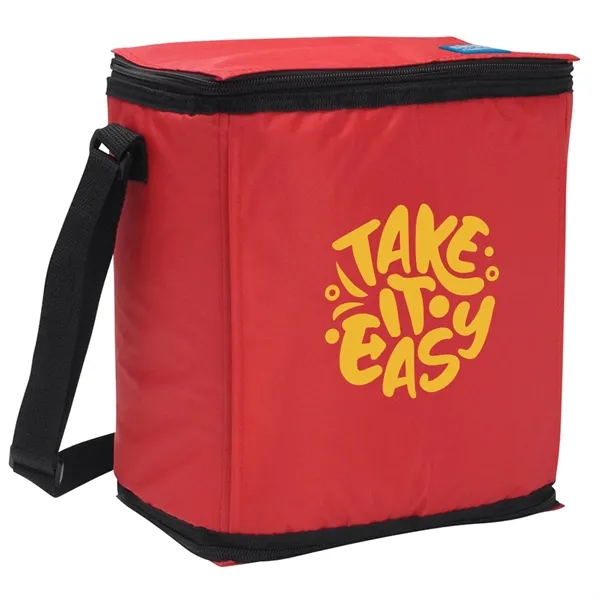 Red/Black color option for Chill By Flexi Freeze® 12 Can Cooler