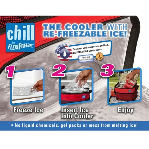 Main photo of Chill By Flexi Freeze® 12 Can Cooler