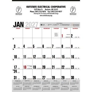 Photo of Products Yearly Record® Gray With Red Calendar