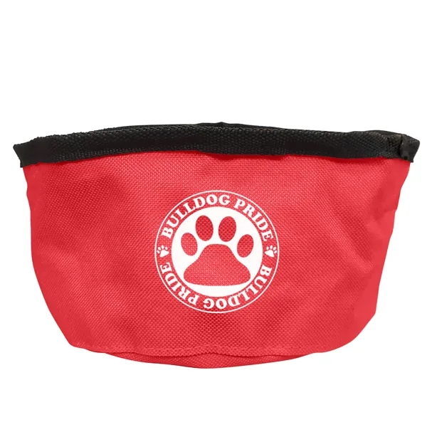 Red color option for Garyline® Folding Dog Bowl